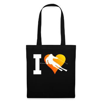 Skieurs acrobatiques hommes Skieurs Skieurs Skieurs - Sac en tissu - noir - Devant