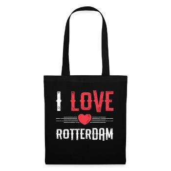 J’adore Rotterdam - Sac en tissu - noir - Devant