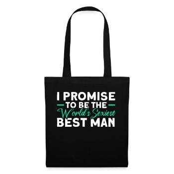 The sexiest best man in the world - Tote Bag - black - Front