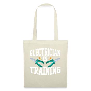 Electrician In Training Profession Electrical Eng - Stoffbeutel - Natur - Vorne