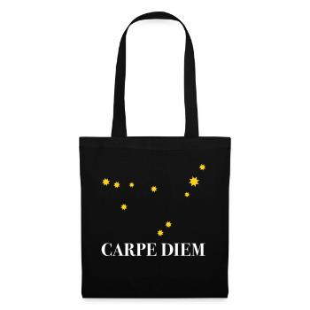 Carpe Diem utilise la constellation du jour Capricorne Deneb - Sac en tissu - noir - Devant