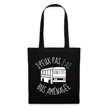 j peux pas j ai bus aménagée - Sac en tissu - noir - Devant