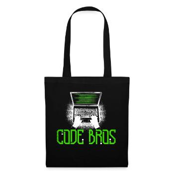Programmierer Coder Software Entwickler - Stoffbeutel - Schwarz - Vorne