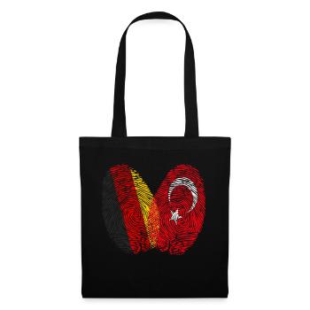 Fingerprint Türkiye Germany Turk Turkey - Tote Bag - black - Front