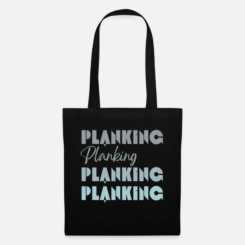 Planking forever - Stoffbeutel - Schwarz