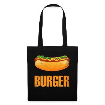 Lusitge Sprüche Cooles Design Hot Dog - Stoffbeutel - Schwarz - Vorne