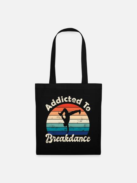 Breakdance - Sac en tissu - noir