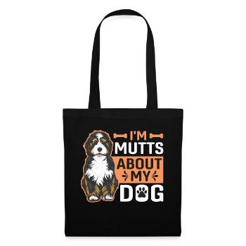 I Am Mutts About Dog Australian Shepherd - Tote Bag - black - Front