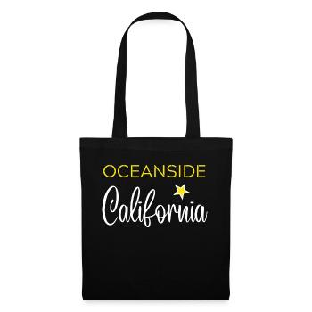 Oceanside California - Sac en tissu - noir - Devant