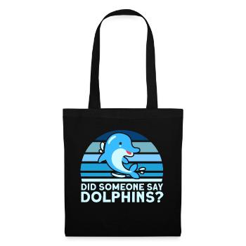 Dolphin Dolphin Lover Animal Dolphins Gift - Tote Bag - black - Front
