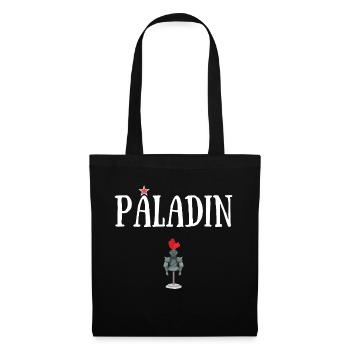 PALADIN PERSONNGE JDR ARMURE - Sac en tissu - noir - Devant