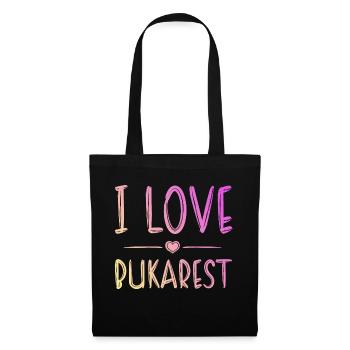 I Love Bucharest - Tote Bag - black - Front