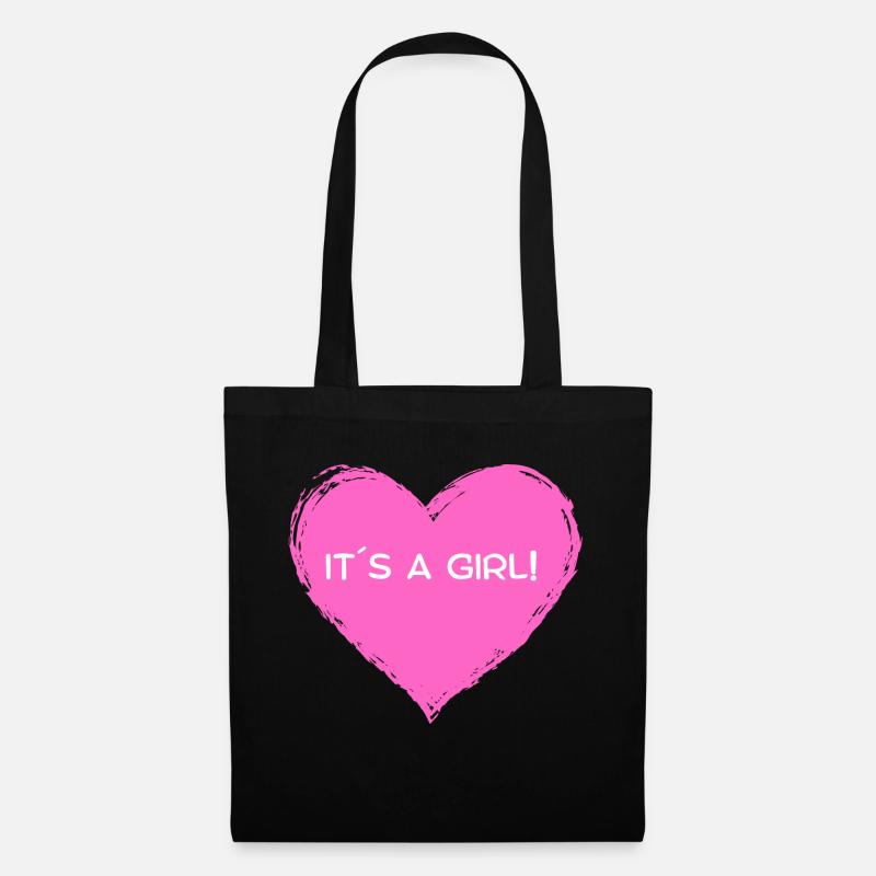 It´s a Girl ! - Stoffbeutel - Schwarz