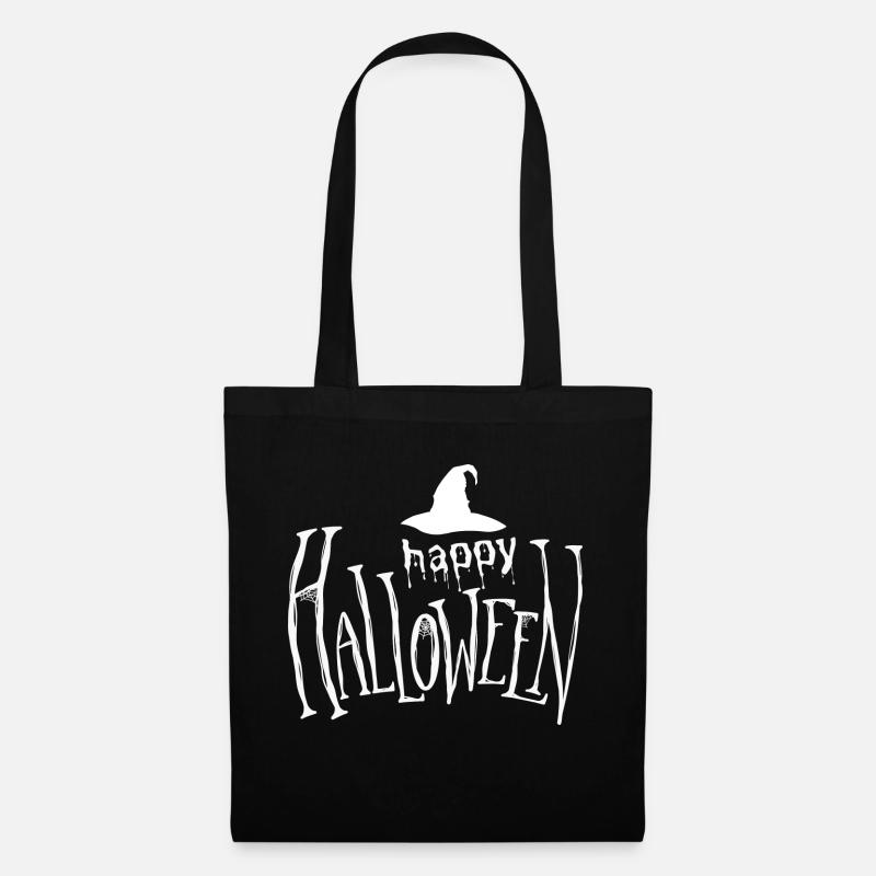 Happy Halloween Hat - Tote Bag - black