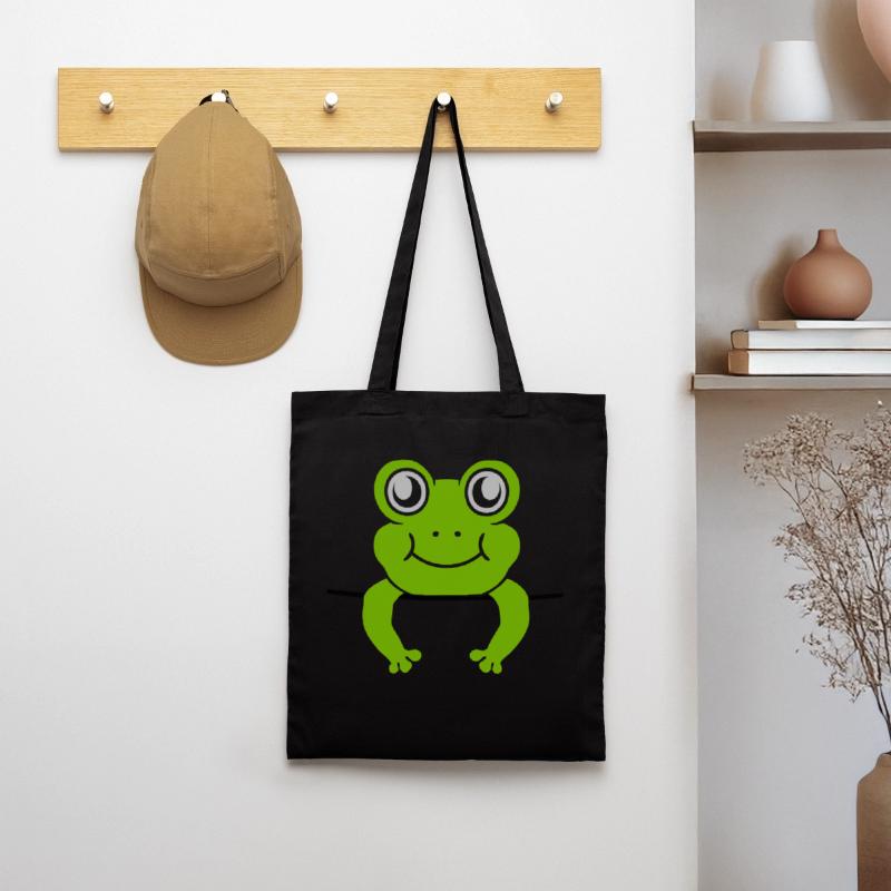 Frog Wall Shield Comic Tote Bag