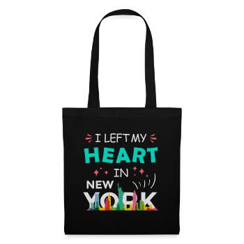 I left my heart in New York - Tote Bag - black - Front
