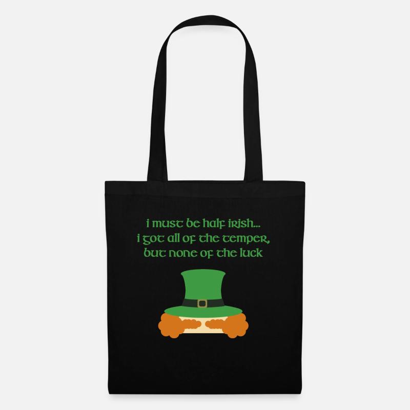 I must be Irish - Tote Bag - black
