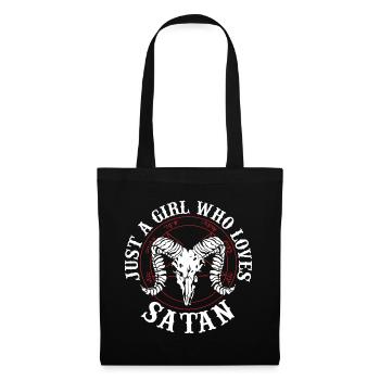 Satanisme Proverbes | Cadeaux d’horreur satanistes - Sac en tissu - noir - Devant