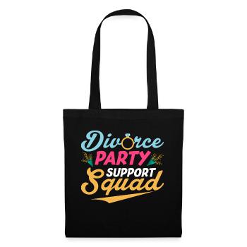 Divorce Party Support Squad Divorcee Ex-Wife Women - Tote Bag - black - Front