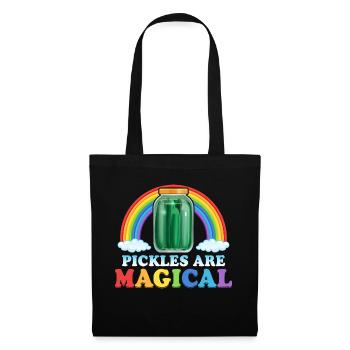 Pickles Are Magical Cucumber Pickle - Tote Bag - black - Front