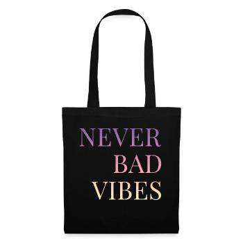 Good vibes - Stoffbeutel - Schwarz - Vorne