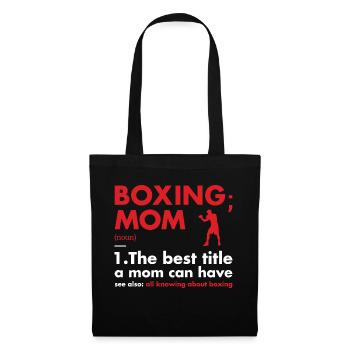 Sport Mom Definition Boxing - Tote Bag - black - Front
