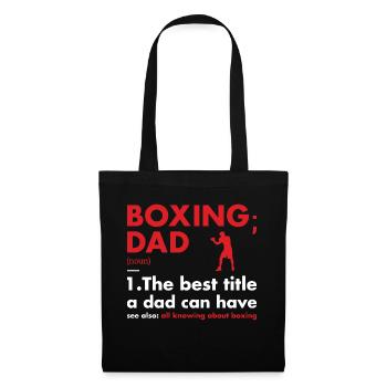 Sport Dad Définition Boxe - Sac en tissu - noir - Devant