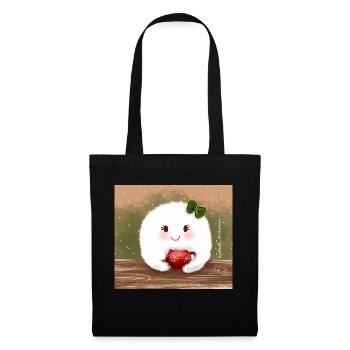 Tasse fantôme confortable - Sac en tissu - noir - Devant