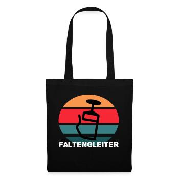 Faltengleiter - Stoffbeutel - Schwarz - Vorne