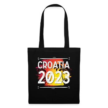 Croatie 2023 - Sac en tissu - noir - Devant