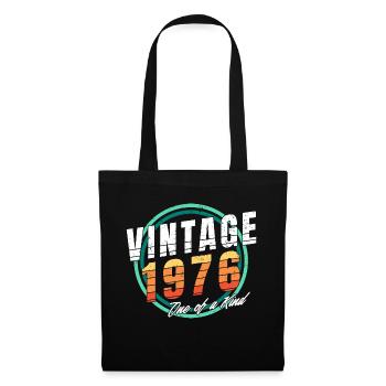 Vintage 1976 Shirt for Men Women 47 Year Old 47th - Tote Bag - black - Front