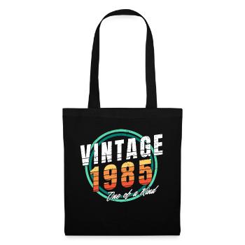 Vintage 1985 Shirt for Men Women 38 Year Old 38th - Tote Bag - black - Front