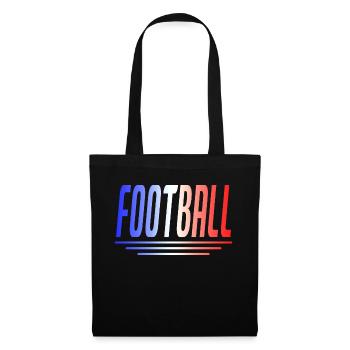 FUSSBALL FOUTBALLEUR SPORT FOOTBALLEUSE FRANKREICH - Stoffbeutel - Schwarz - Vorne