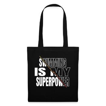 cyclisme nageurs anniversaire cadeau idée triathlon - Sac en tissu - noir - Devant
