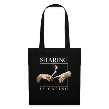 Sharing is Caring - Tote Bag - black - Front