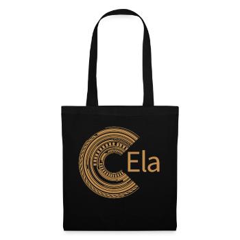 Für Ela - Stoffbeutel - Schwarz - Vorne