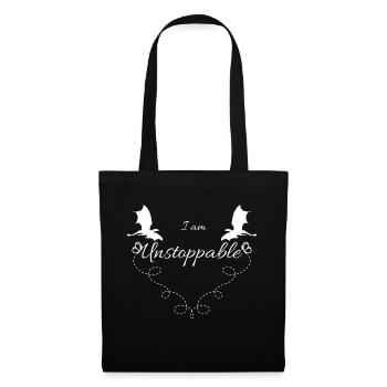 Je suis imparable - Sac en tissu - noir - Devant