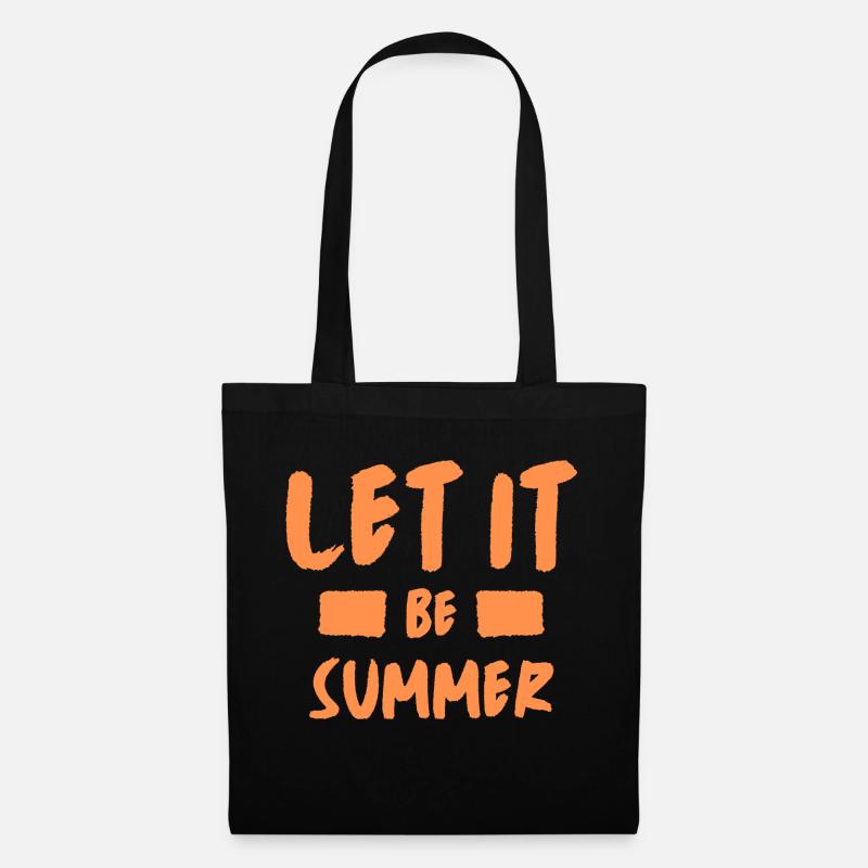 Que ce soit l’été - Sac en tissu - noir
