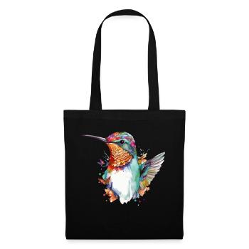 Mimi the hummingbird - Tote Bag - black - Front
