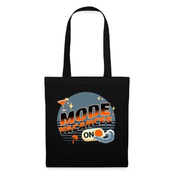 Cadeau pour les personnes qui sont en vacances - Sac en tissu - noir - Devant
