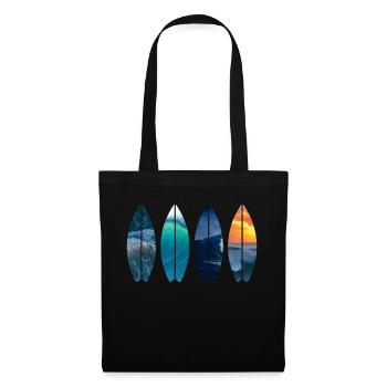 Surf surfer gift Vintage - Tote Bag - black - Front