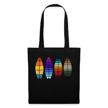 Surf surfer gift Vintage - Tote Bag - black - Front