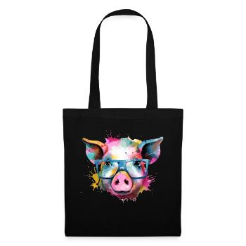 Jim the pig - Tote Bag - black - Front