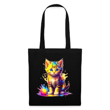 Colorful Kitty - Tote Bag - black - Front