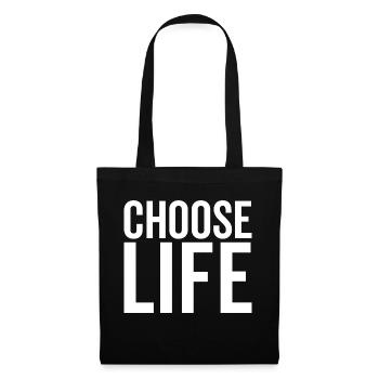 Vintage Choose Life Les meilleures habitudes - Sac en tissu - noir - Devant