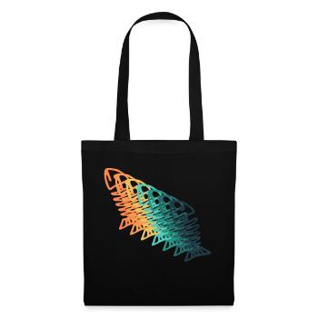 Vintage fishing - Tote Bag - black - Front