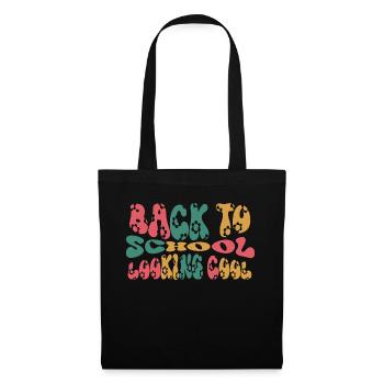 Back To School Looking Coo, Schulanfang Schulstart - Tote Bag - black - Front