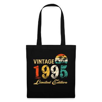 Vintage 1995 Edition Limitée Made In 1995 Anniversaire - Sac en tissu - noir - Devant