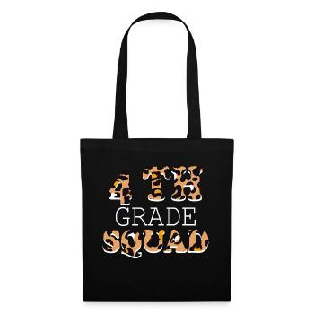 Cadeaux d’enseignants de 4e année pour les enseignants - Sac en tissu - noir - Devant