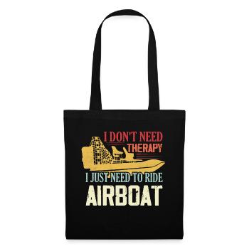 Je n’ai pas besoin de thérapie, j’ai juste besoin de monter sur des hydroglisseurs - Sac en tissu - noir - Devant